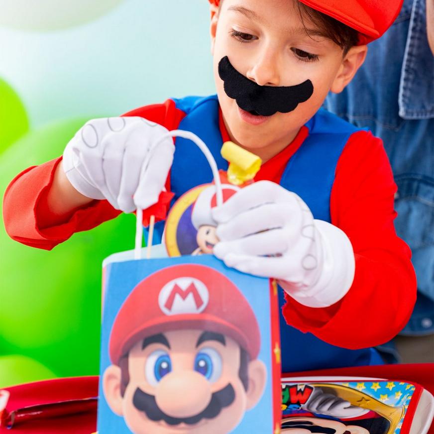 Mario & Luigi Kraft Favor Bags, 5.25in x 8.3in, 8ct - Super Mario