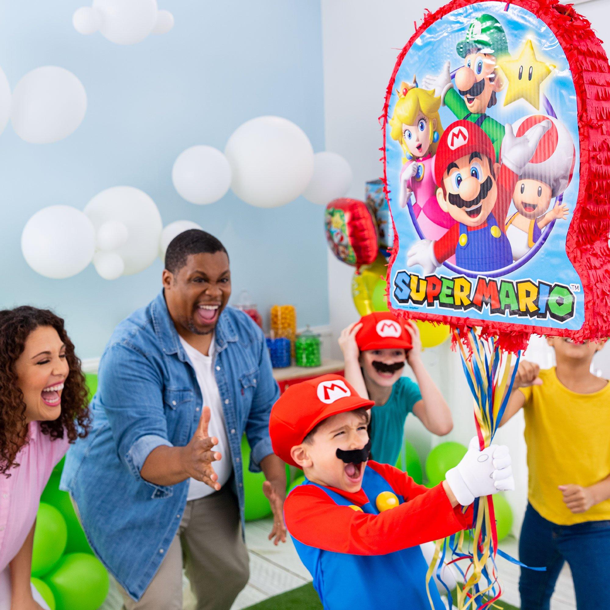 Large Mario Bros pinata inspired Mario Bros party supplies Mario Bros  birthday