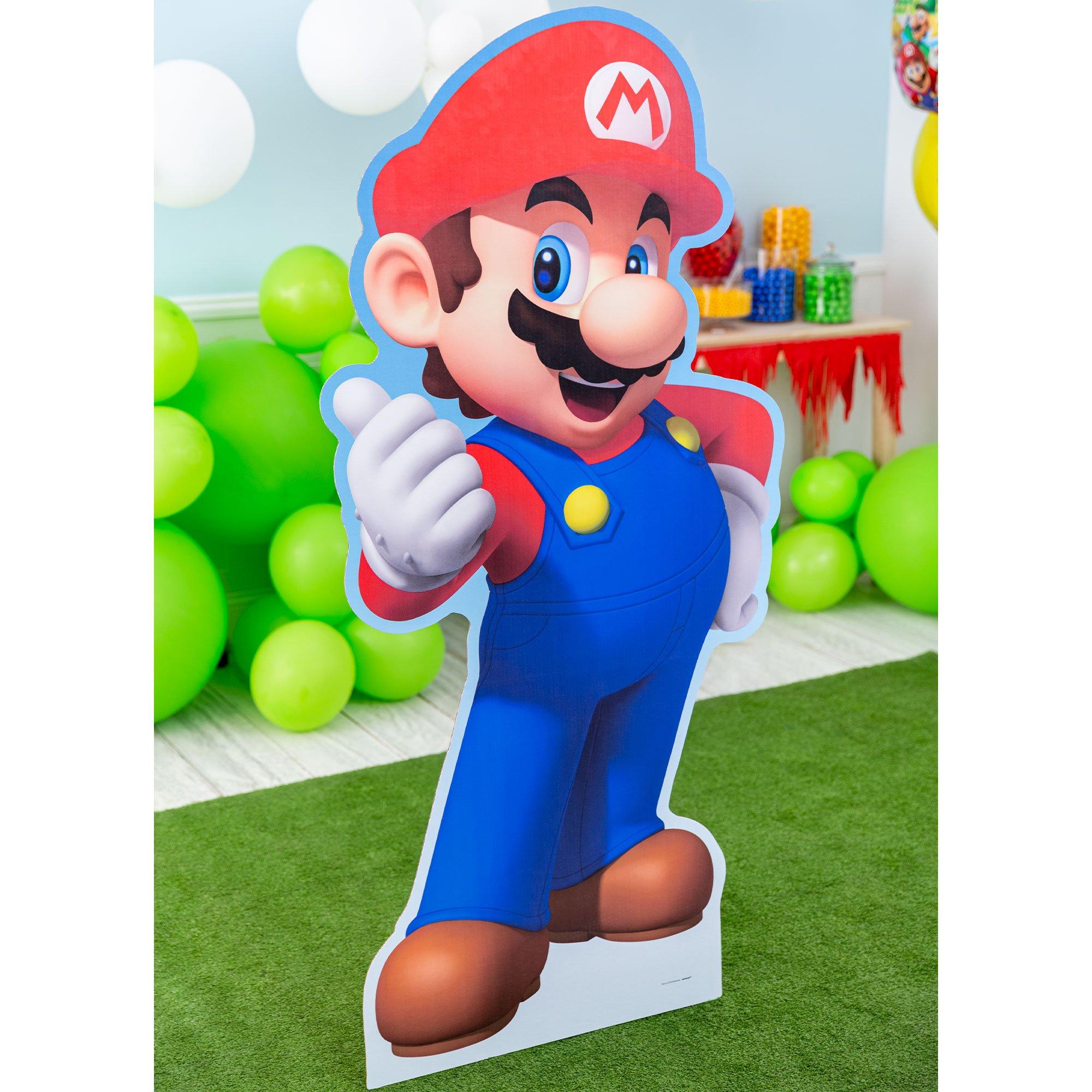 Super Mario Centerpiece Cardboard Cutout, 18in