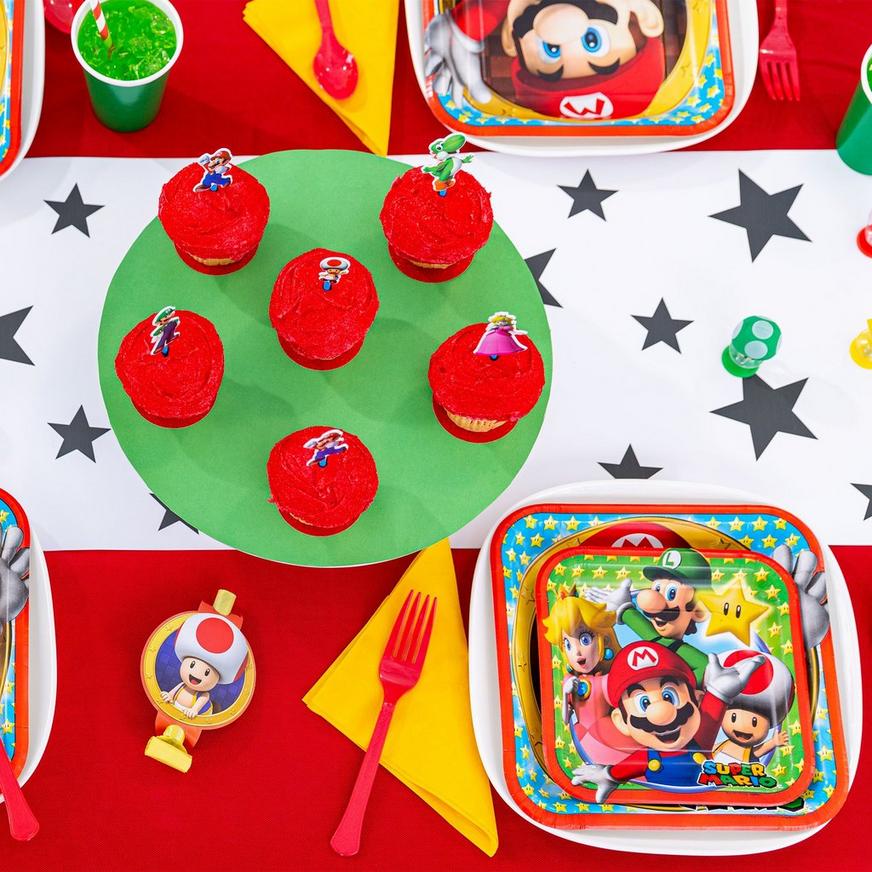 Super Mario Dessert Plates 8ct