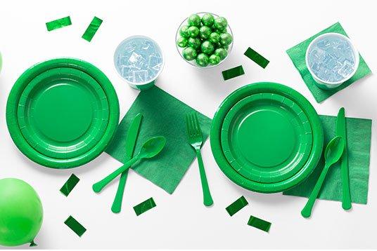 Festive Green Tableware Collection