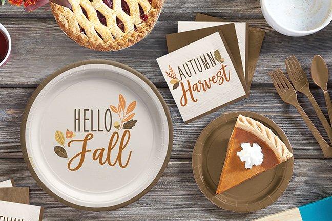 Thanksgiving Fall Tableware