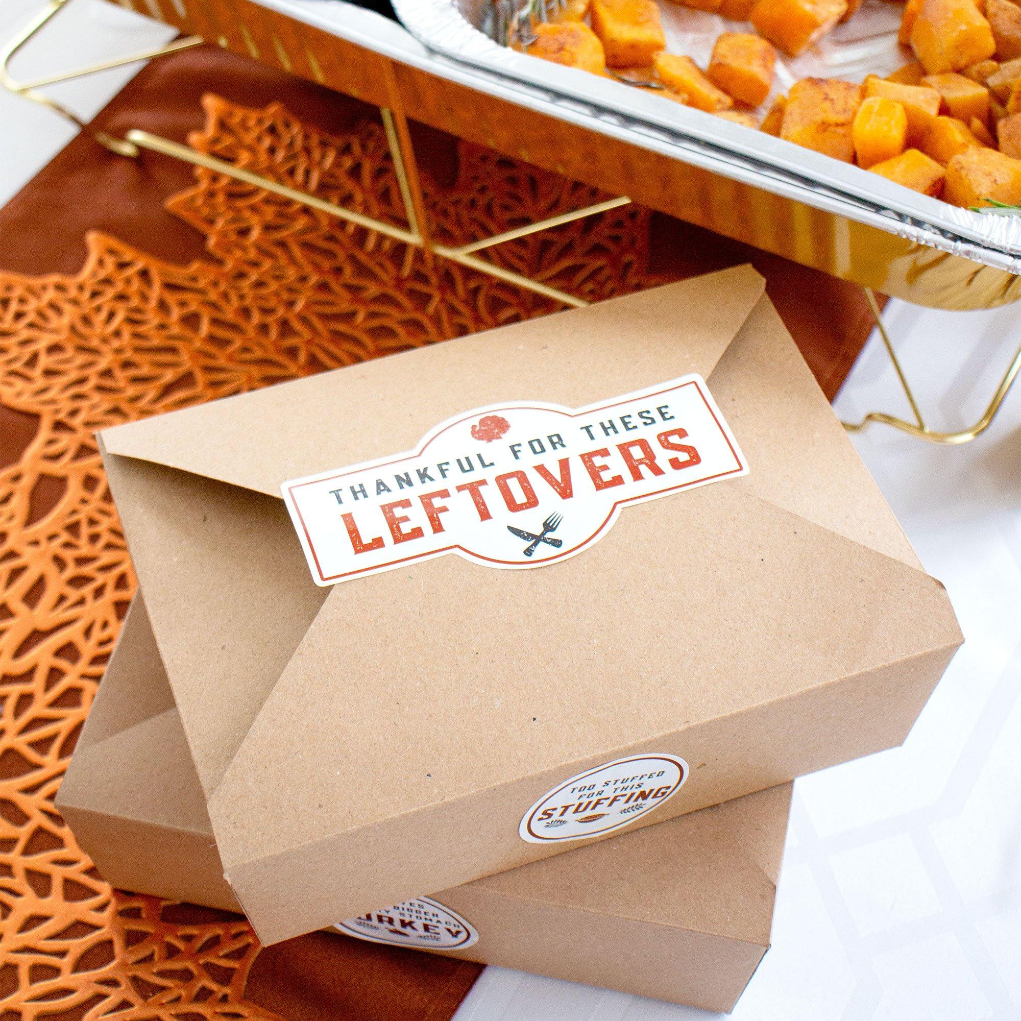 Thanksgiving Leftover Containers - 12 Pc.