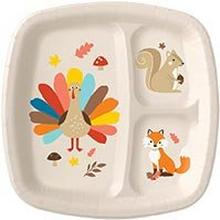 Thanksgiving Aluminum To-Go Containers with Board Lids, 5in x 7.5in, 6ct