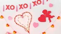 Sticko glitter heart stickers-200 red& pink-2 sizes- Valentine's Day