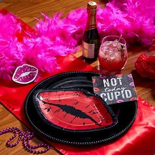 Valentine's Day Tableware Theme Anti-Valentine’s Day