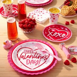 Valentine's Day Tableware Theme Cross My Heart