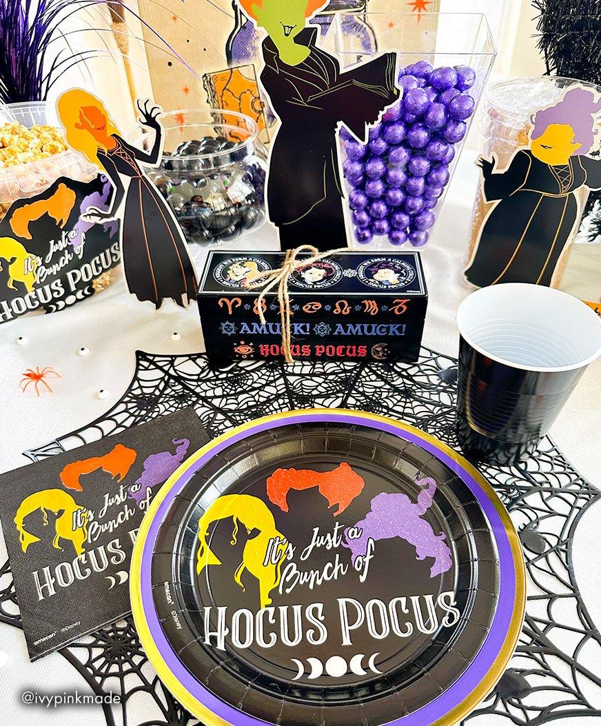 Witchy Halloween Decorations Hocus Pocus Tablesetting