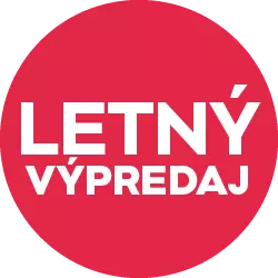Pepco červený kruhový logo s bielym textom Letný výpredaj.