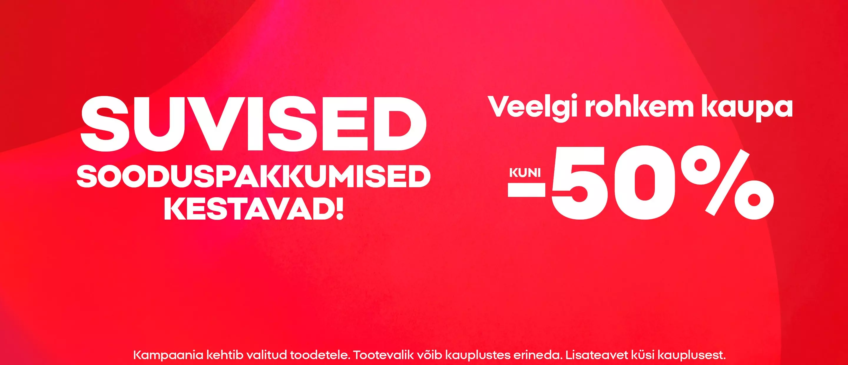Pepco promotional banner advertising summer multi-buy offers with up to 50% discount on selected products.