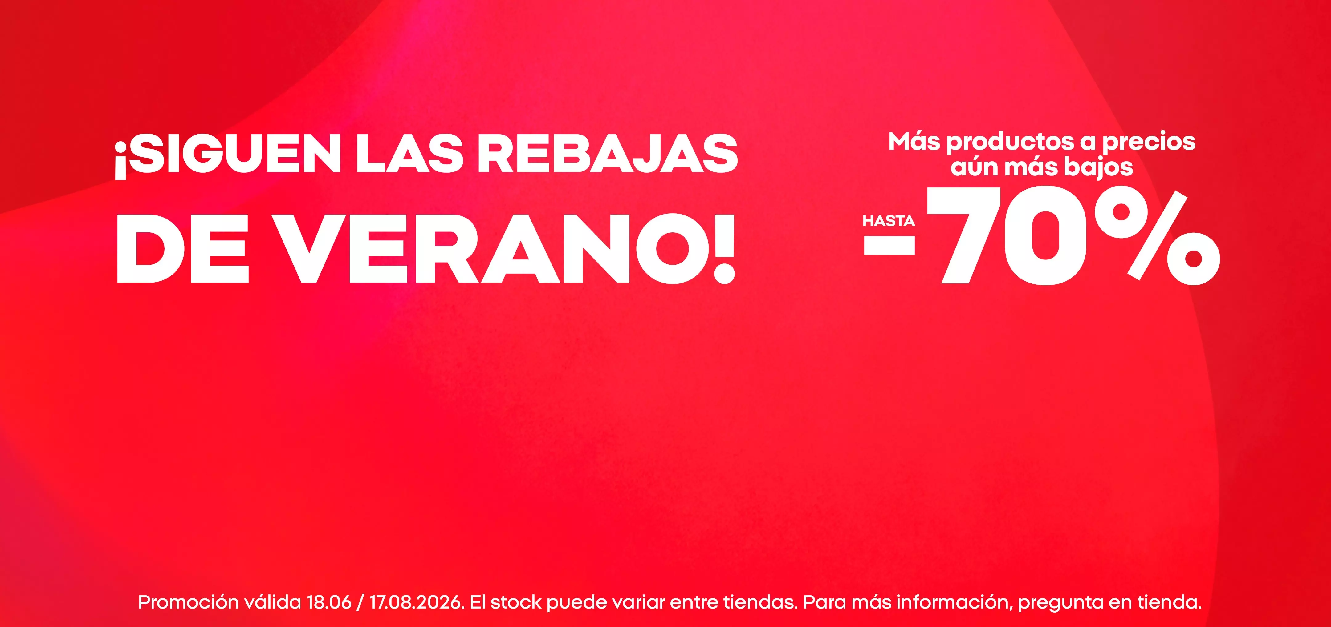 Pepco anuncia rebajas de verano con descuentos de hasta el 70% en productos seleccionados.