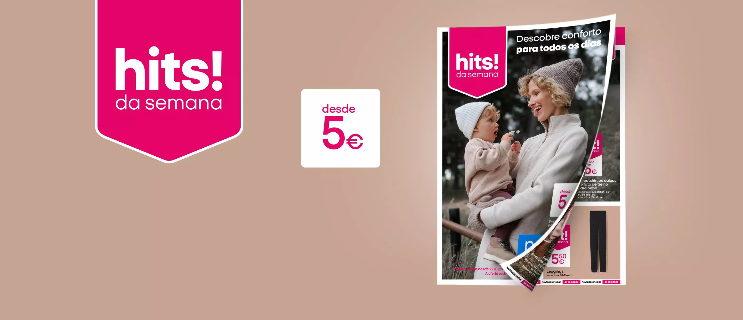 Promoção Pepco hits! da semana desde 5€ com roupa de inverno confortável para toda a família.