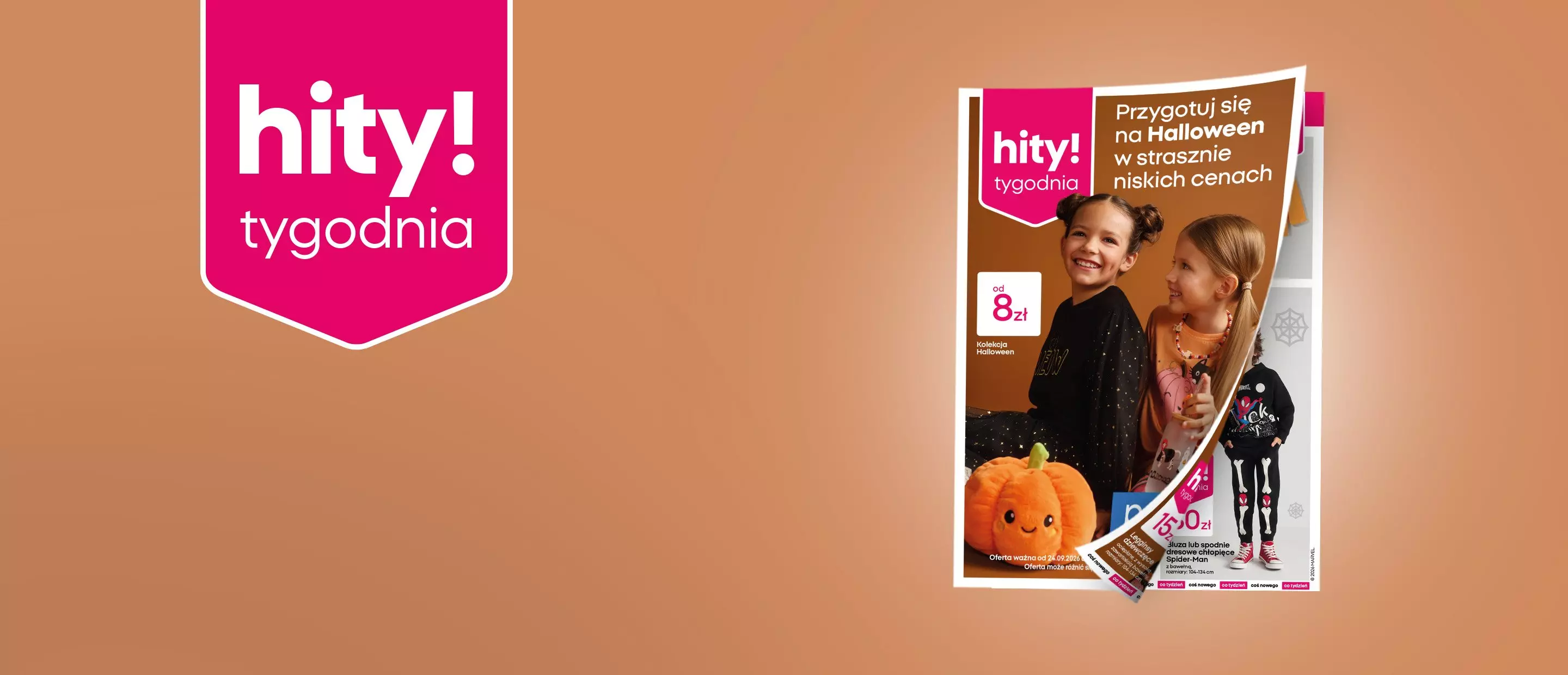 Pepco hity tygodnia - promocja na kolekcję Halloween dla dzieci od 8 zł.