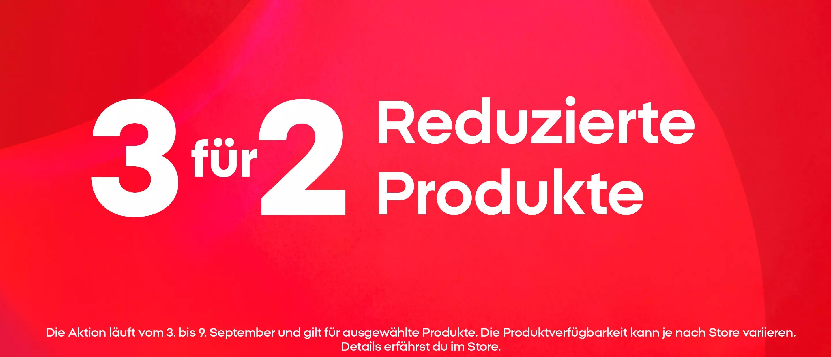 Pepco 3 für 2 Reduzierte Produkte Werbebanner.
