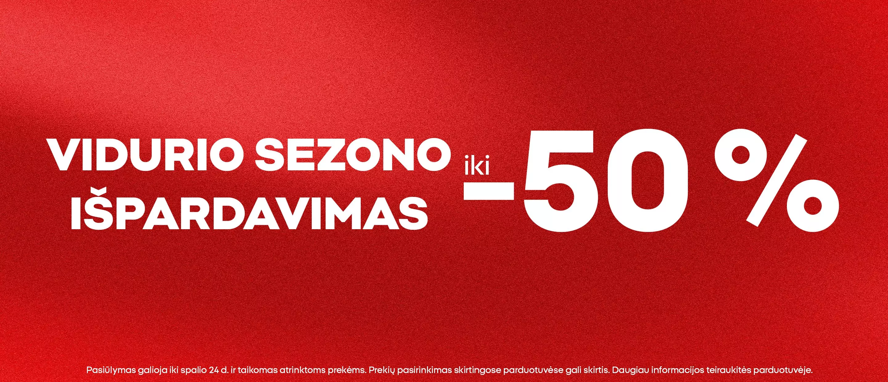 Pepco vidurio sezono išpardavimas iki -50% nuolaida.