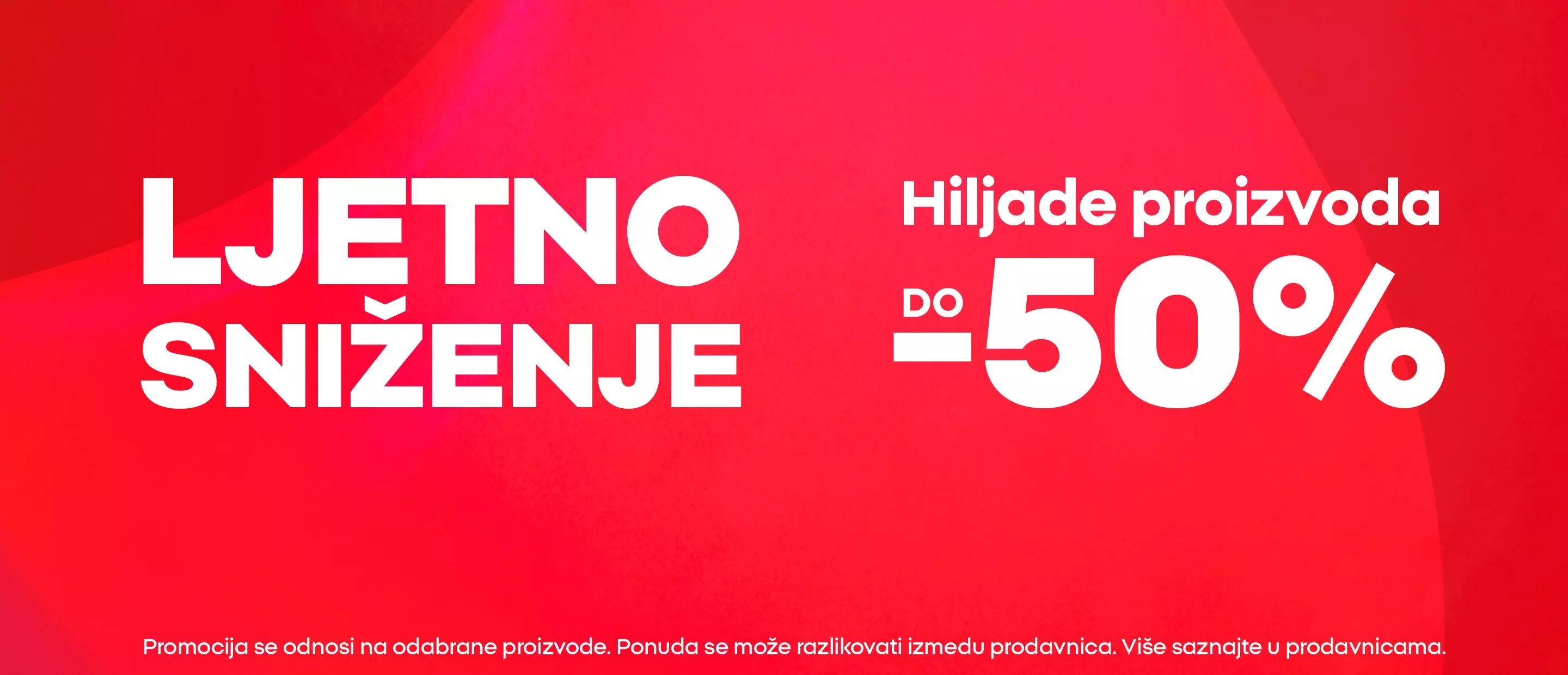Pepco ljetno sniženje sa popustima do 50% na odabrane proizvode.