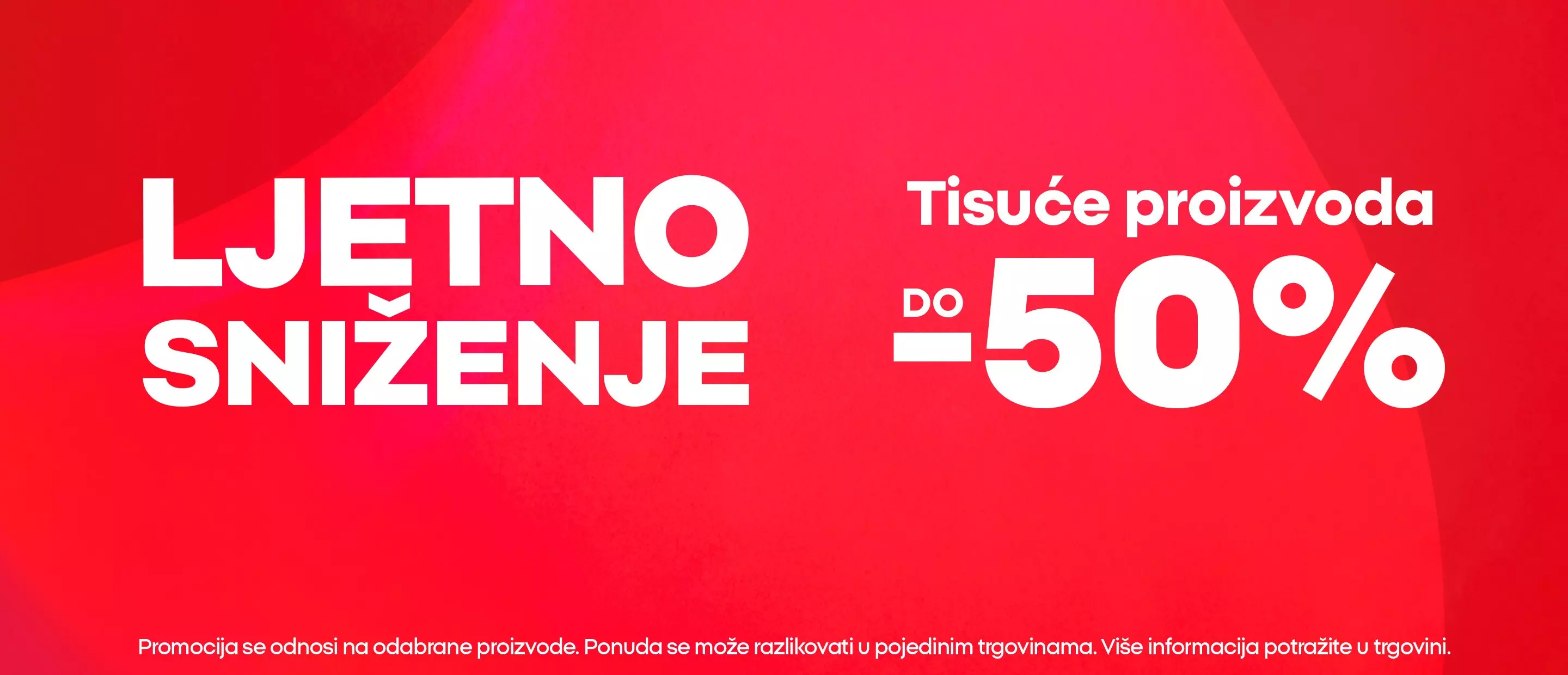 Pepco ljetno sniženje s popustom do 50% na odabrane proizvode.