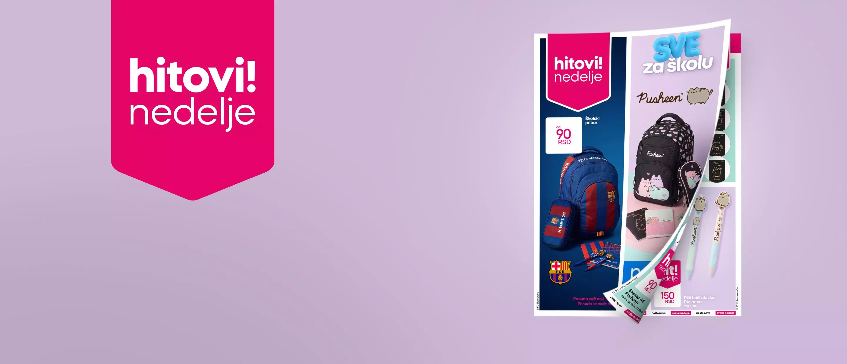 Pepco katalog sa školskim priborom i rancima, hitovi nedelje promotivna ponuda.