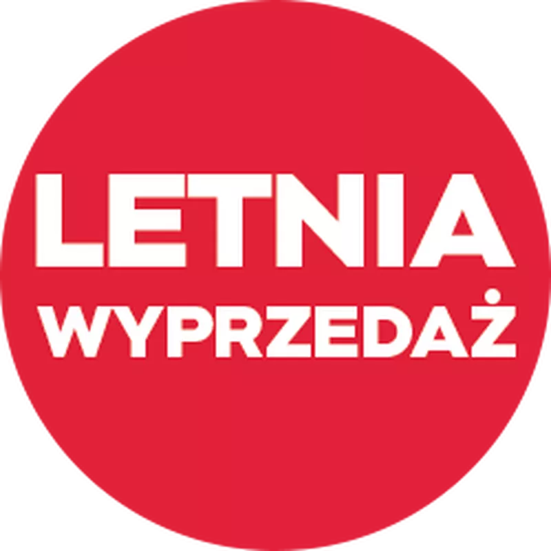 Pepco letnia wyprzedaż na czerwonym tle.