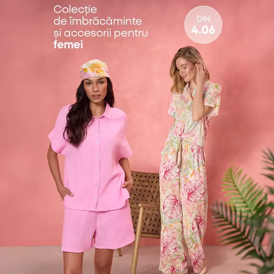Colecție Pepco de îmbrăcăminte și accesorii pentru femei, disponibilă din 4.06.