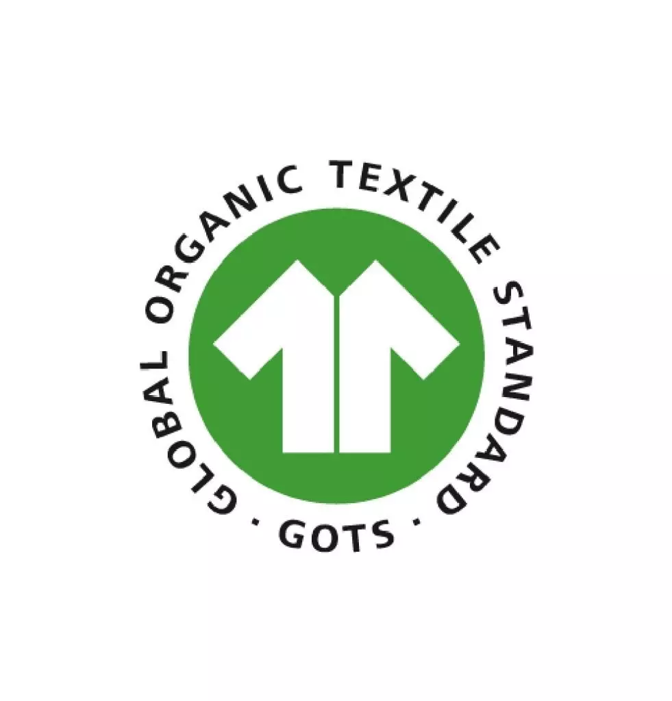 Logo GOTS (Global Organic Textile Standard) używane przez Pepco dla produktów z certyfikowanych organicznych tekstyliów.