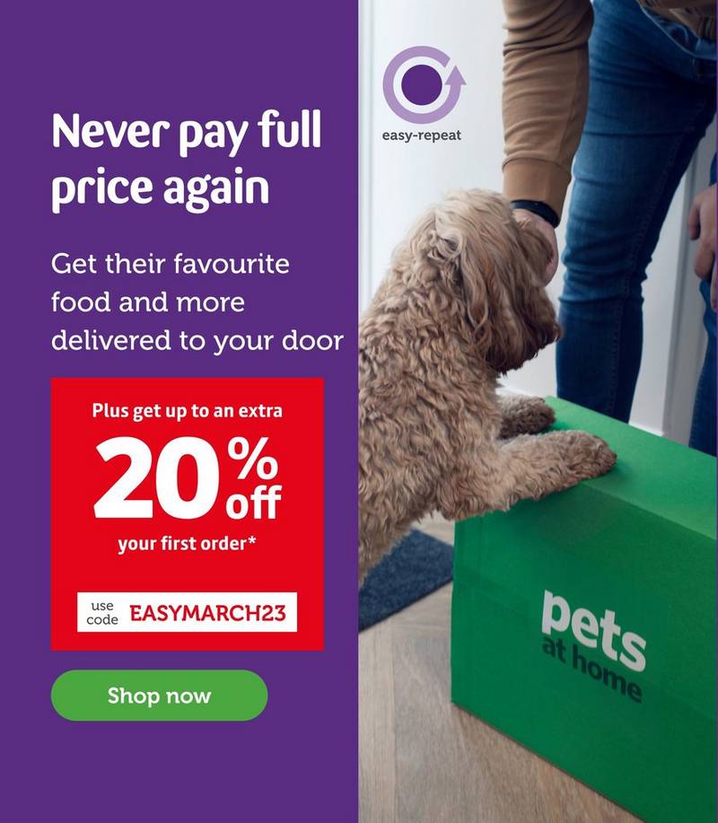 All your Pet Shop needs here at Pets At Home