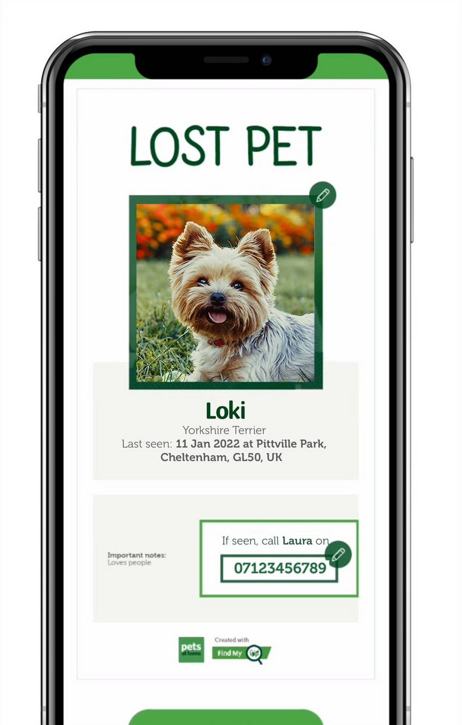 how would you feel if your pet went missing?