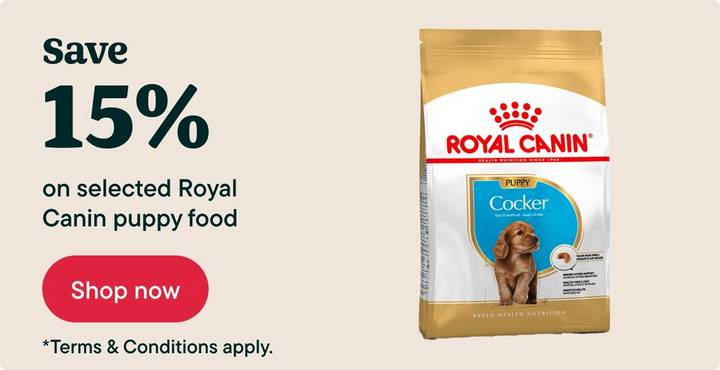 Save 15% on Royal Canin puppy food
