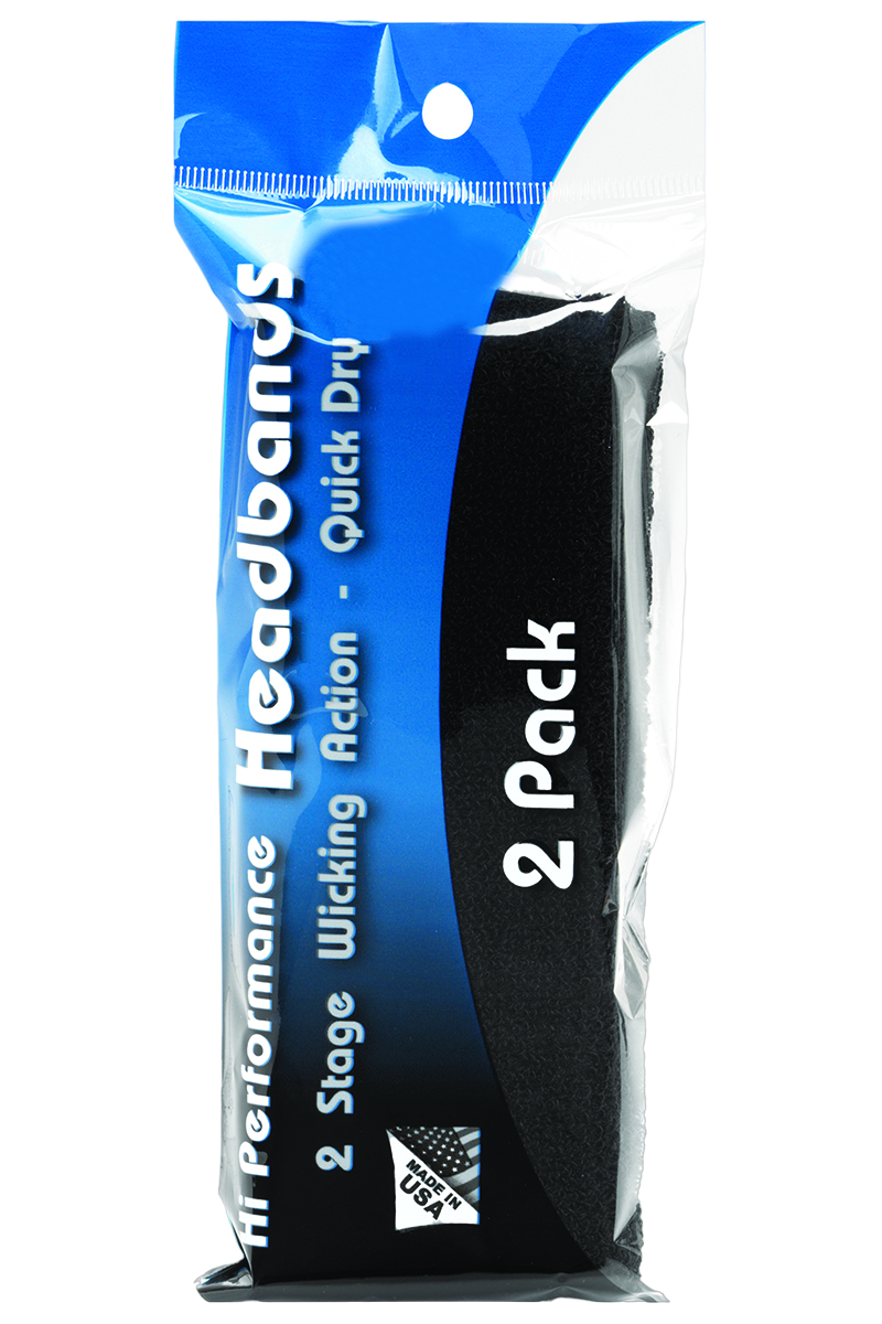 Unique Sports Hi Performance Headbands - 2 Pack