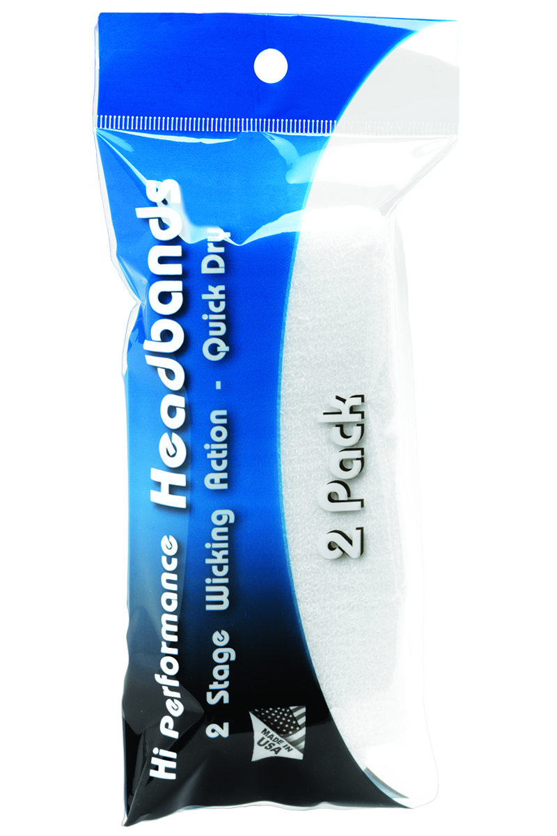 Unique Sports Hi Performance Headbands - 2 Pack