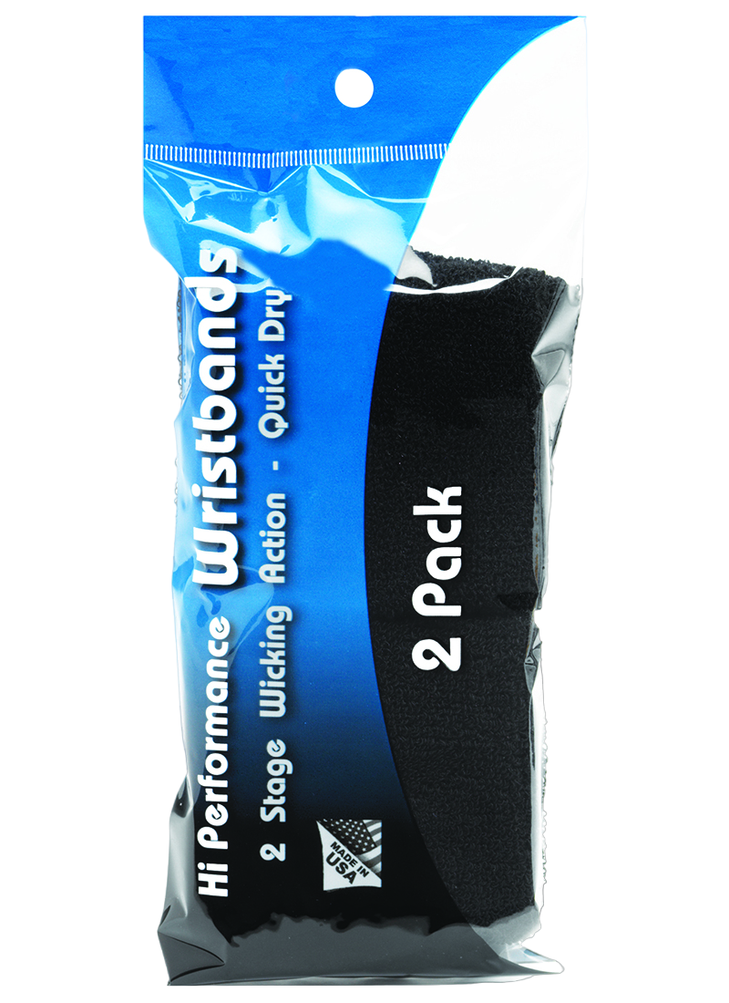 Unique Sports Hi Performance Wristbands - 2 Pair