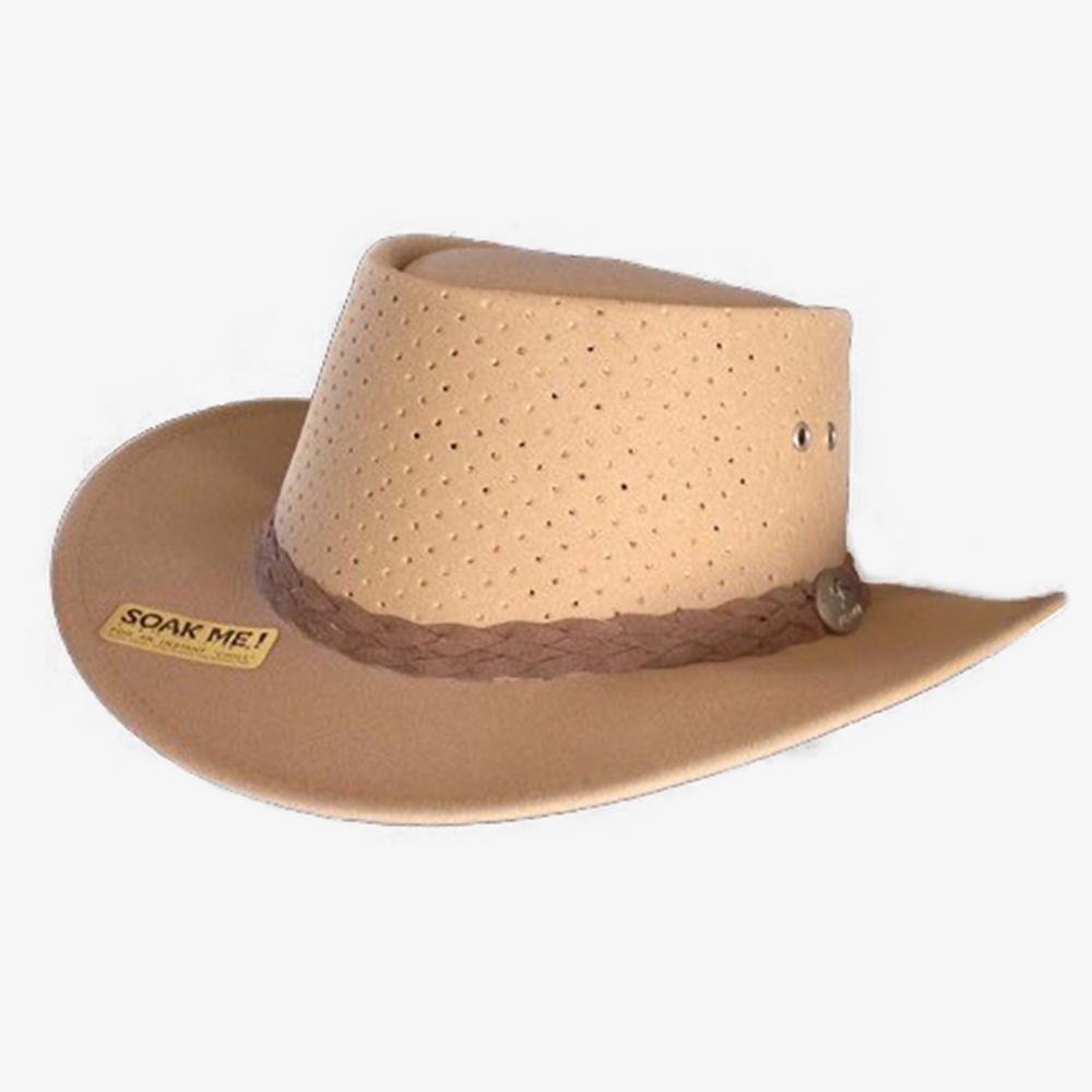 Aussie Chiller Bushie Perforated Hat- Blonde: Shop Quality Aussie Golf  Headwear