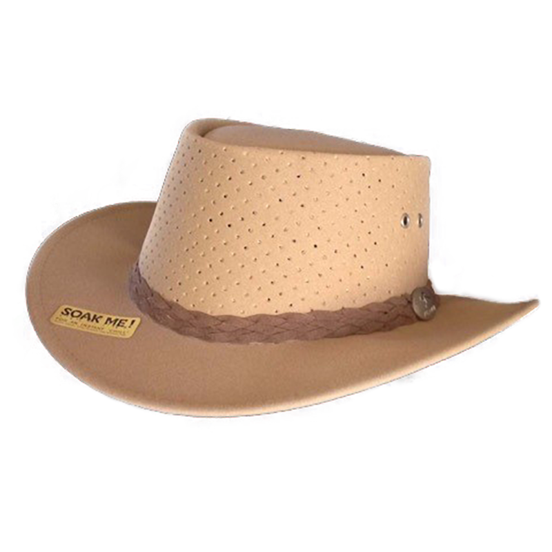 Cooling Hat for Men Aussie Soaker Hat Natural Large/XLarge