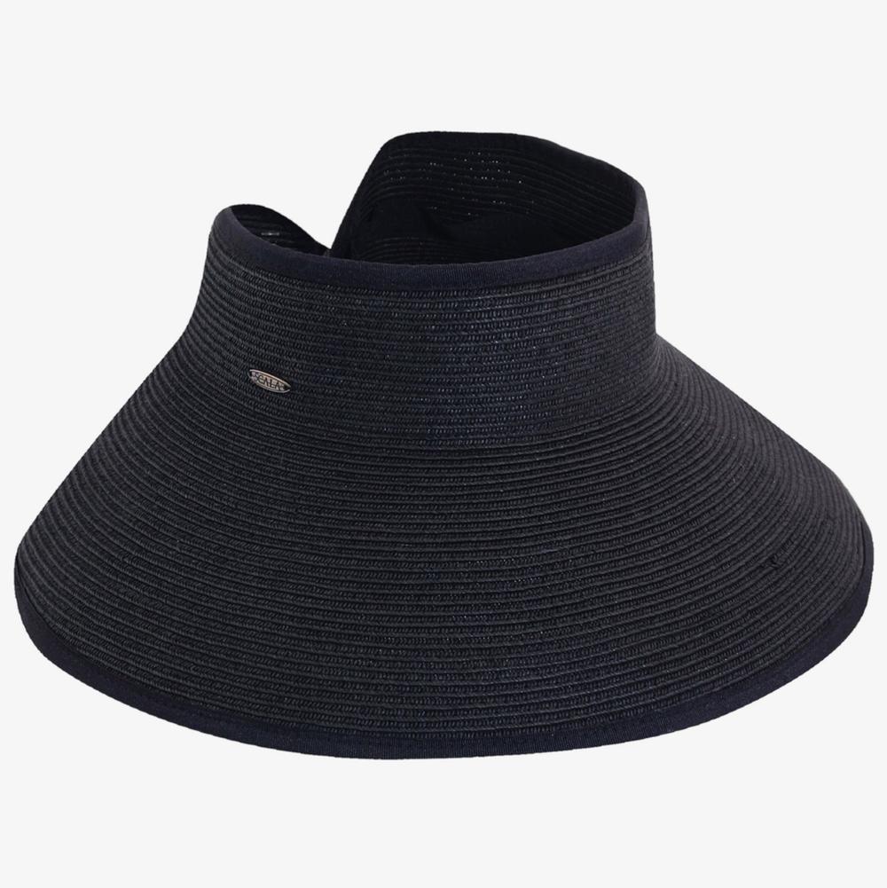Dorfman Paper Braid Roll-Up Hat