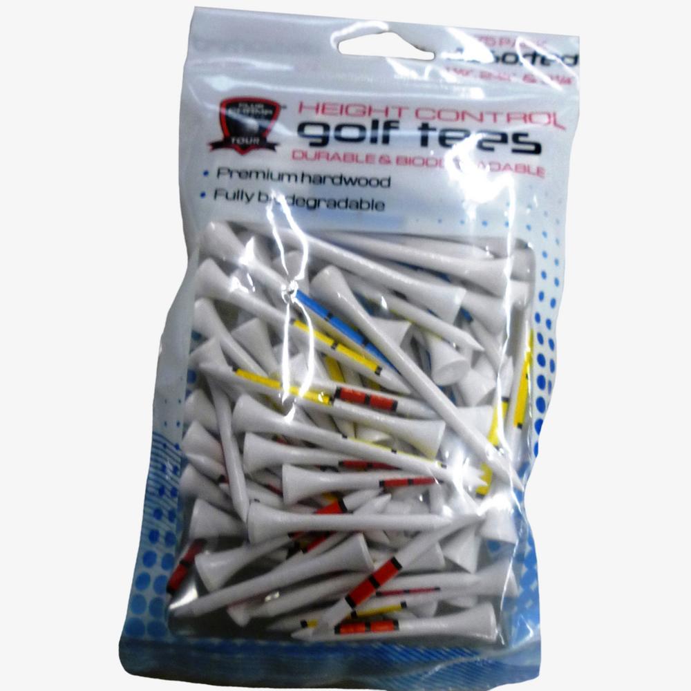Golf Gifts & Gallery Height Control Assorted Golf Tees - 75 Pack