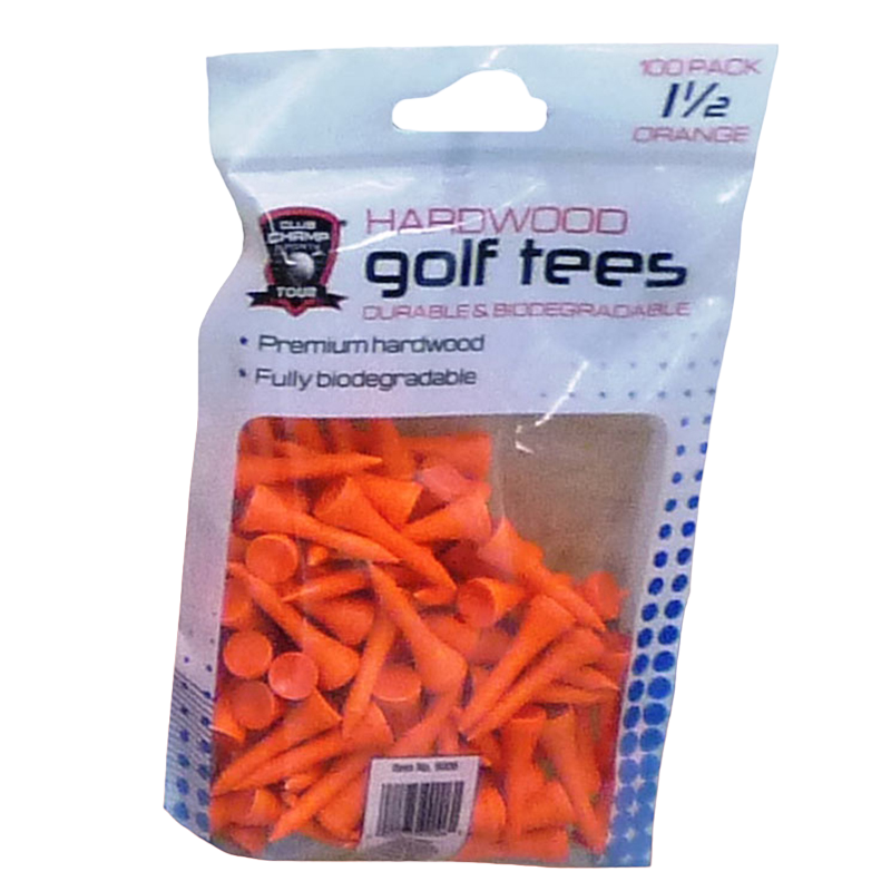 Precision Golf Wood 1-1/2" Tees 100-Pack