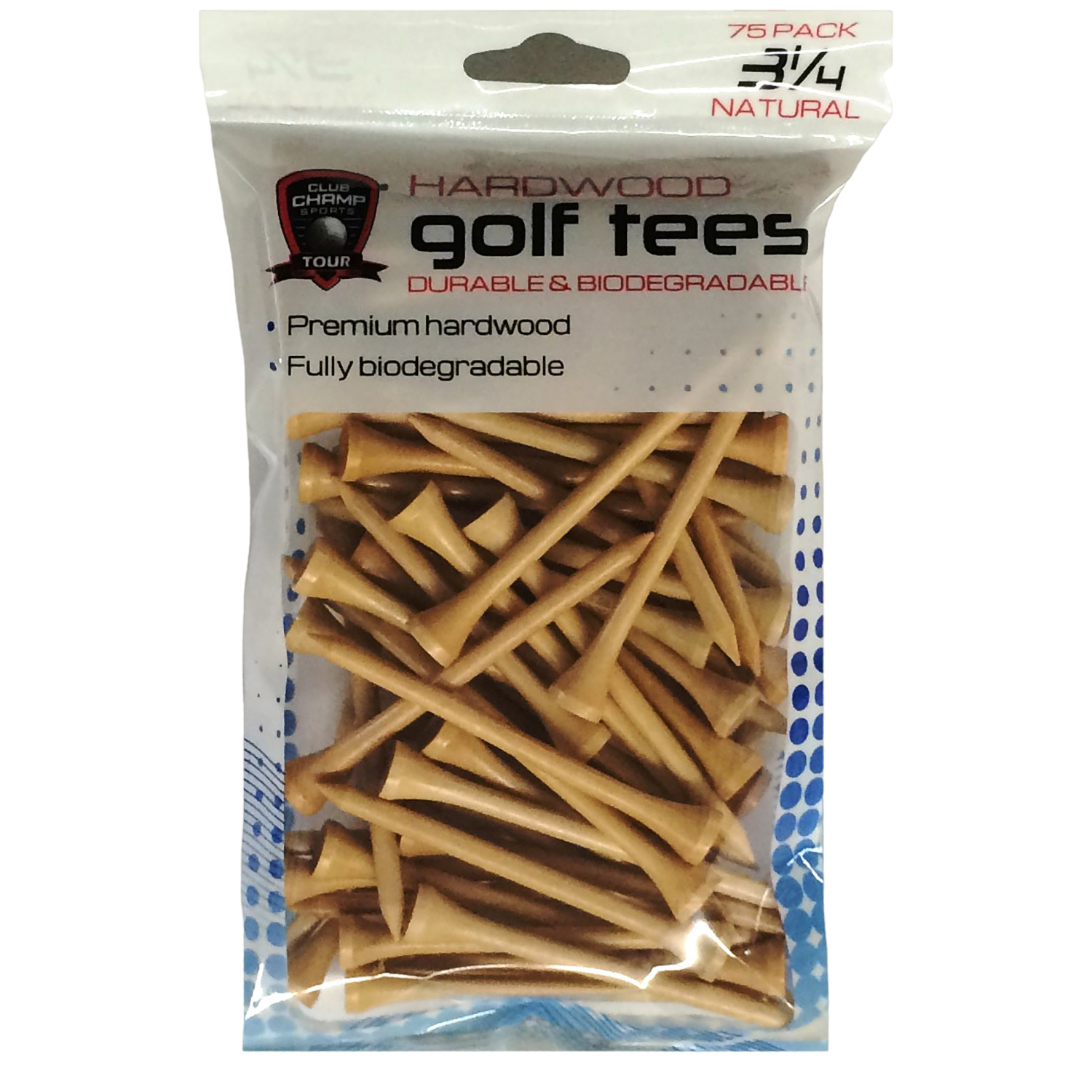 Precision 3-1/4" Golf Tees 75-Pack