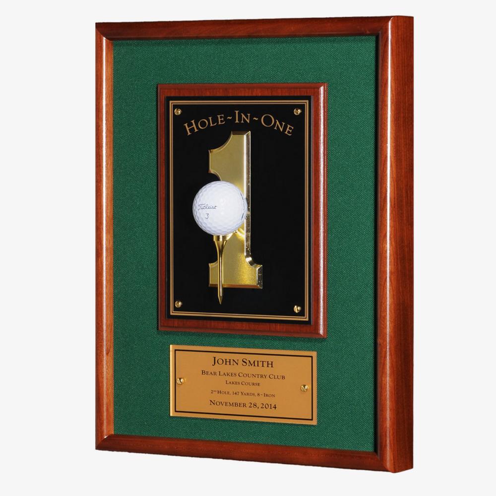 Morell Hole In One Plaque - Forest Green
