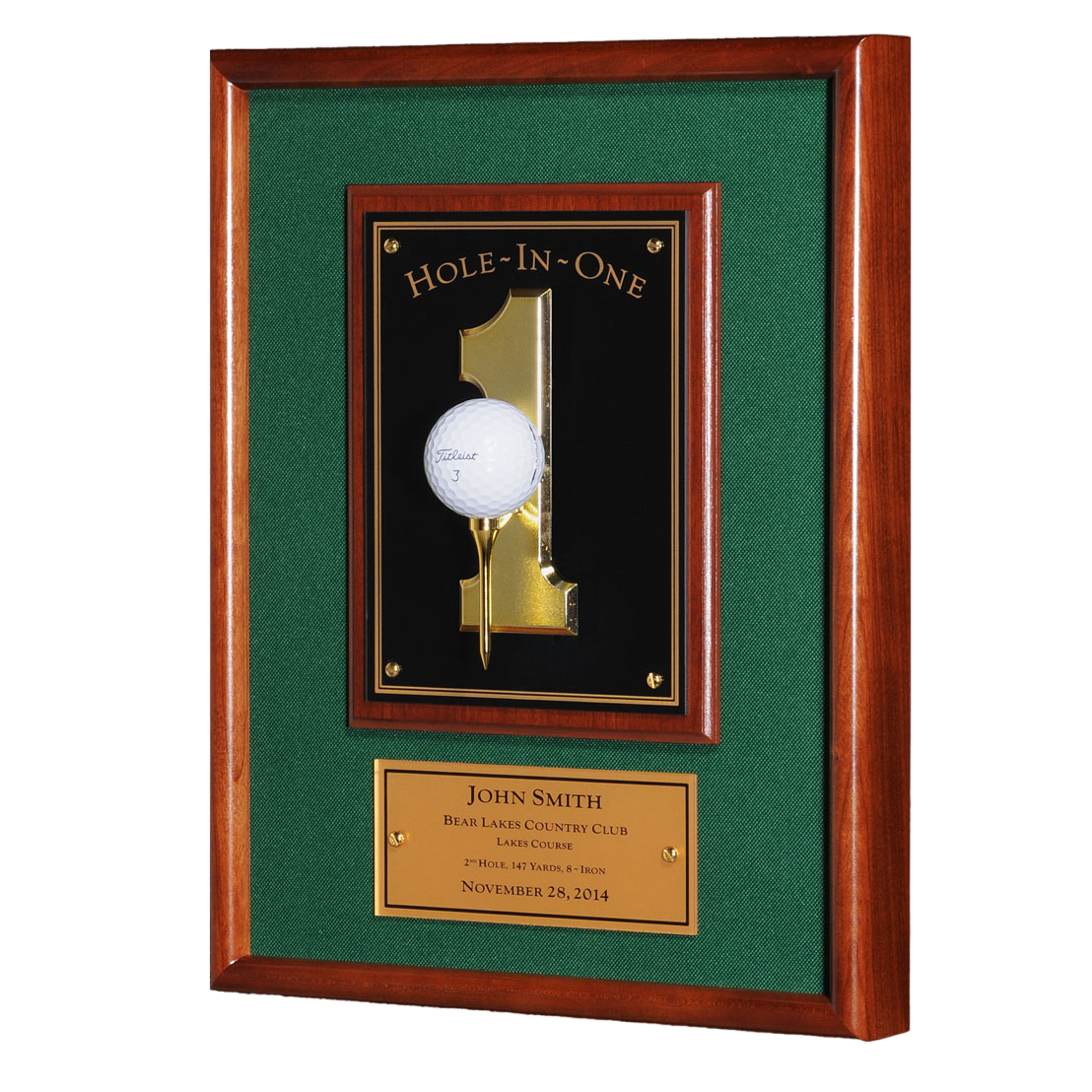 Morell Hole In One Plaque - Forest Green