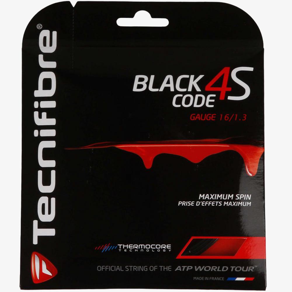 Tecnifibre Black Code 4S String - 16 Gauge