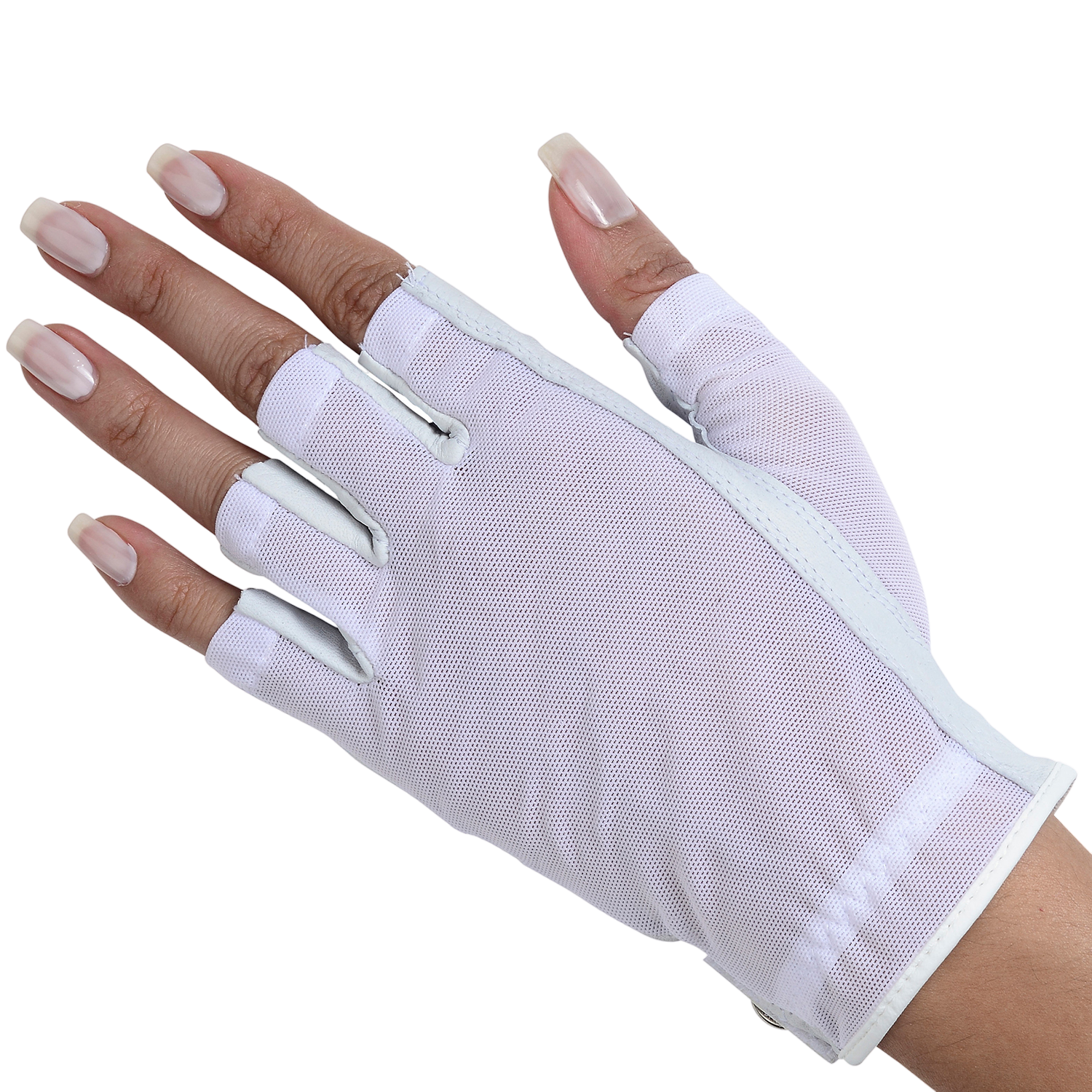 Mens Golf Gloves Sun Gloves Women Uv Protection Fingerless Driving Gloves  Skin Colored Driving Gloves Manicure Uv Protection