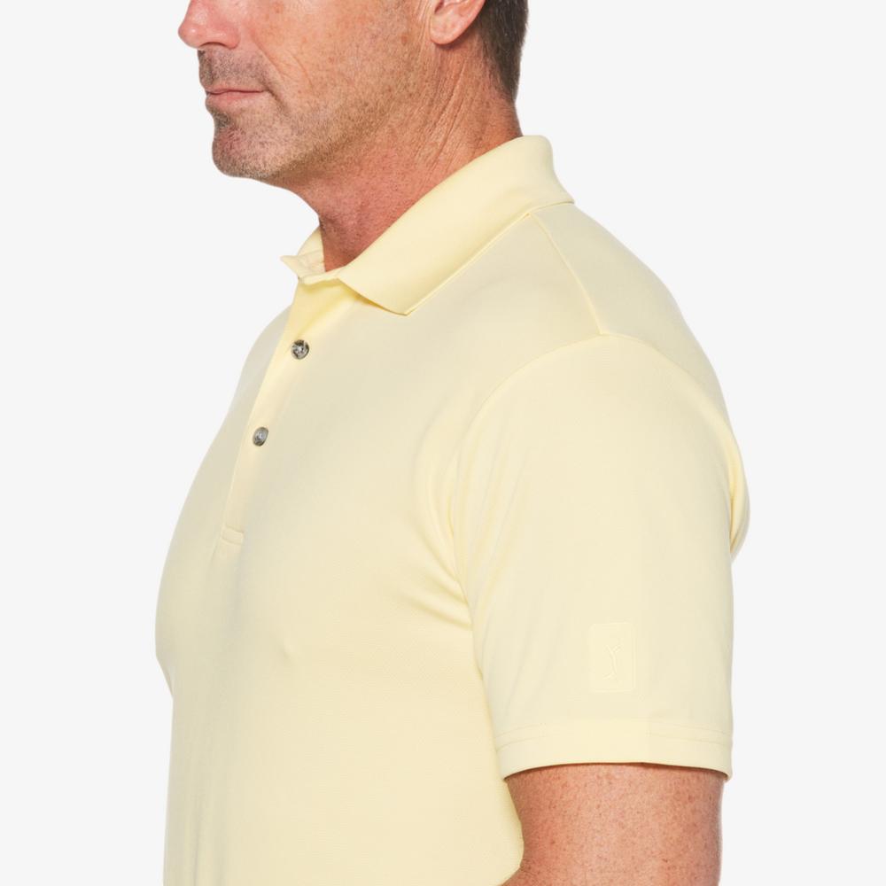 Airflux Solid Mesh Short Sleeve Golf Polo Shirt