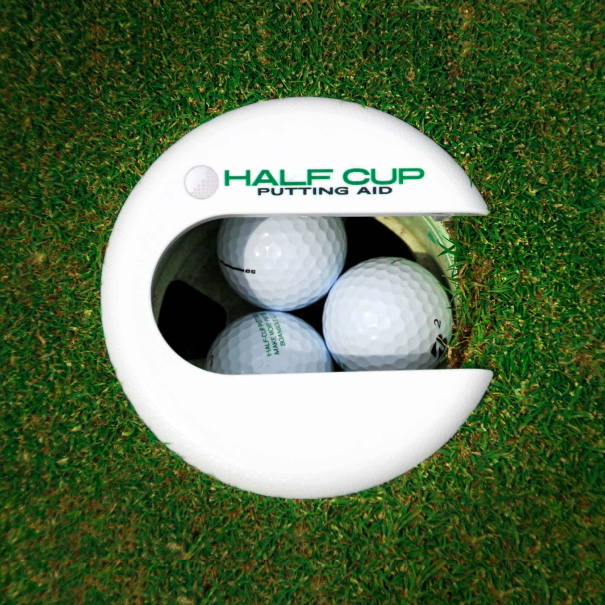 Half Cup Putting Aid