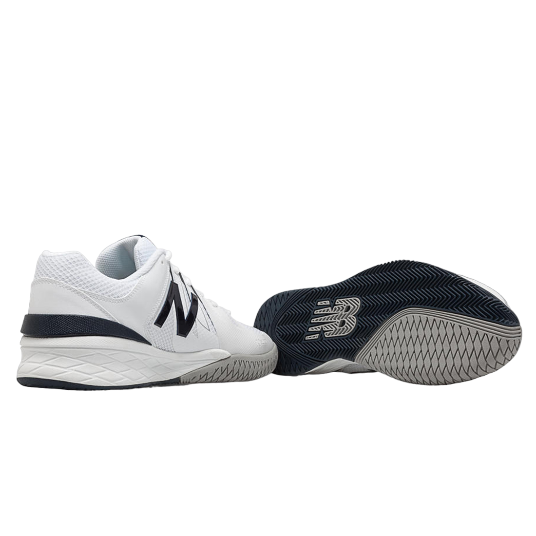 1006 Extra Wide Men's Tennis Shoe - White/Black