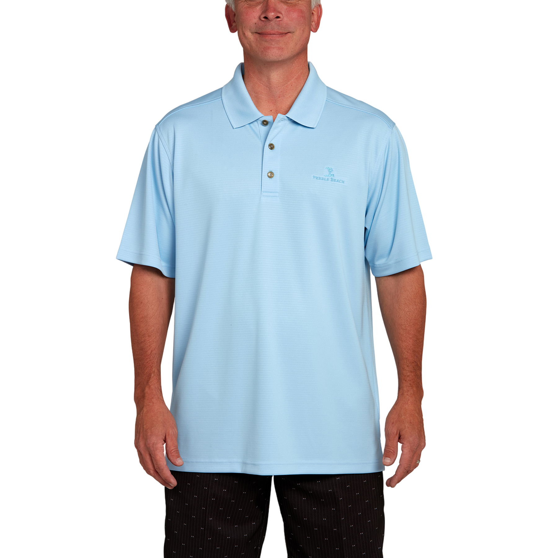 Solid Rib Logo Polo