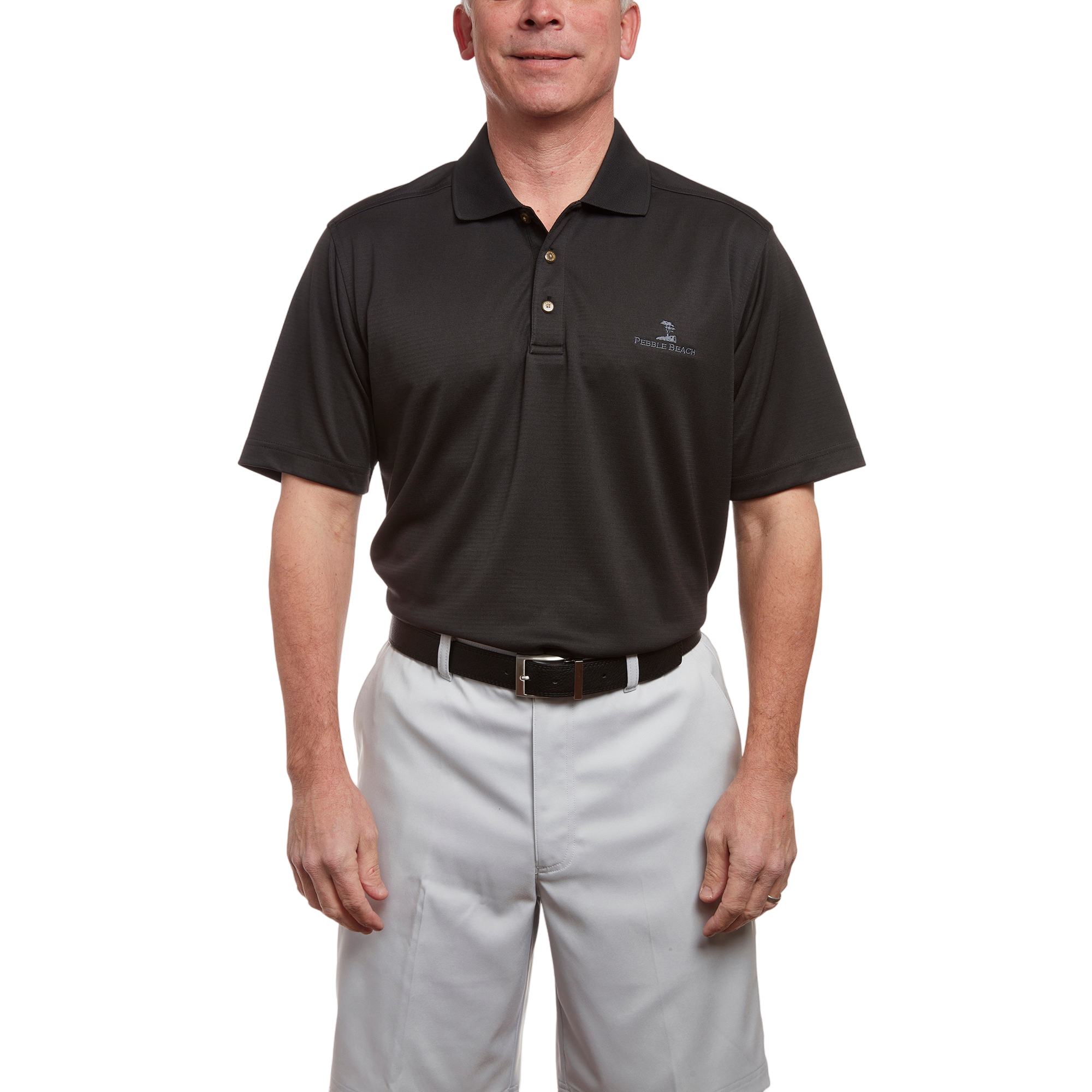 Solid Rib Logo Polo