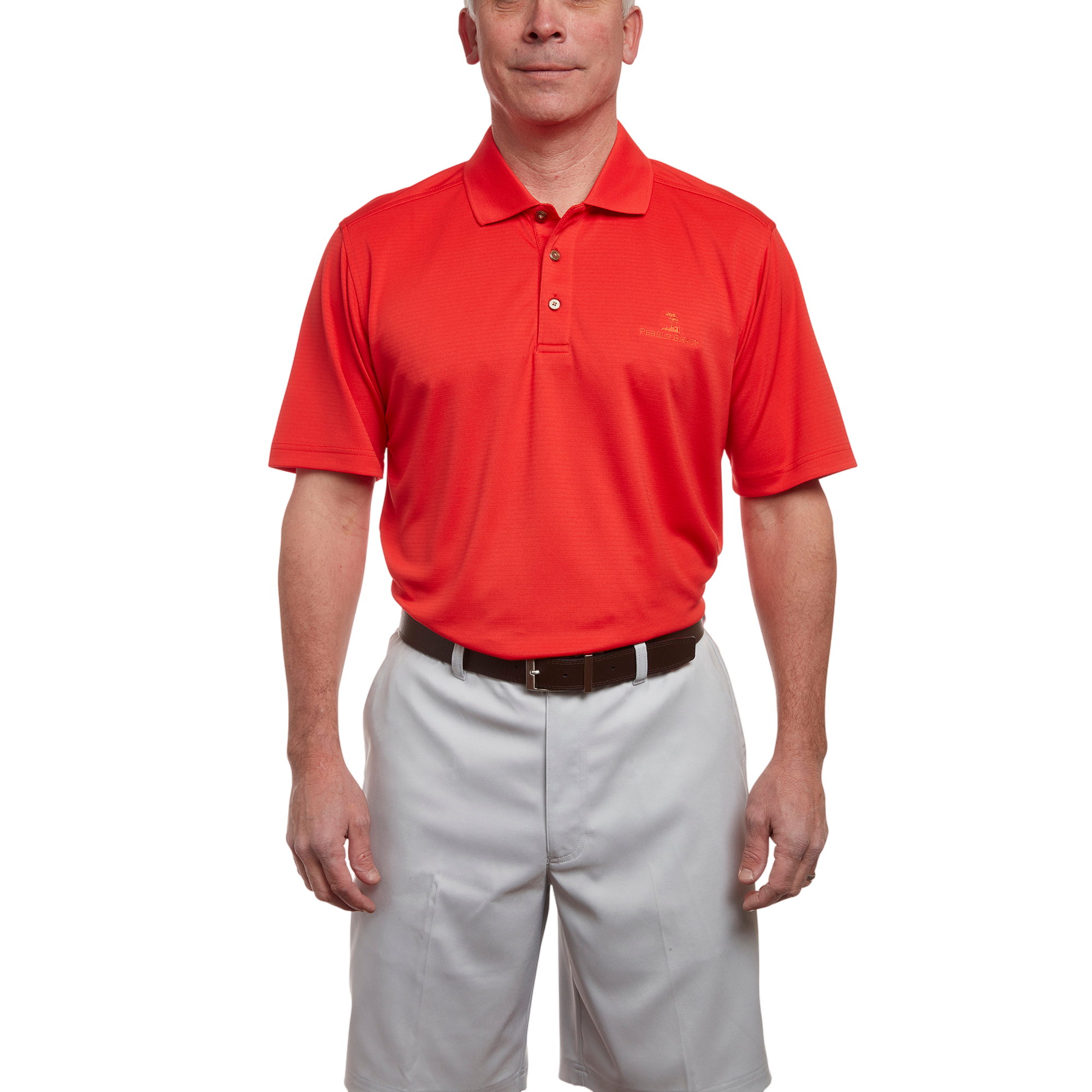 Solid Rib Logo Polo