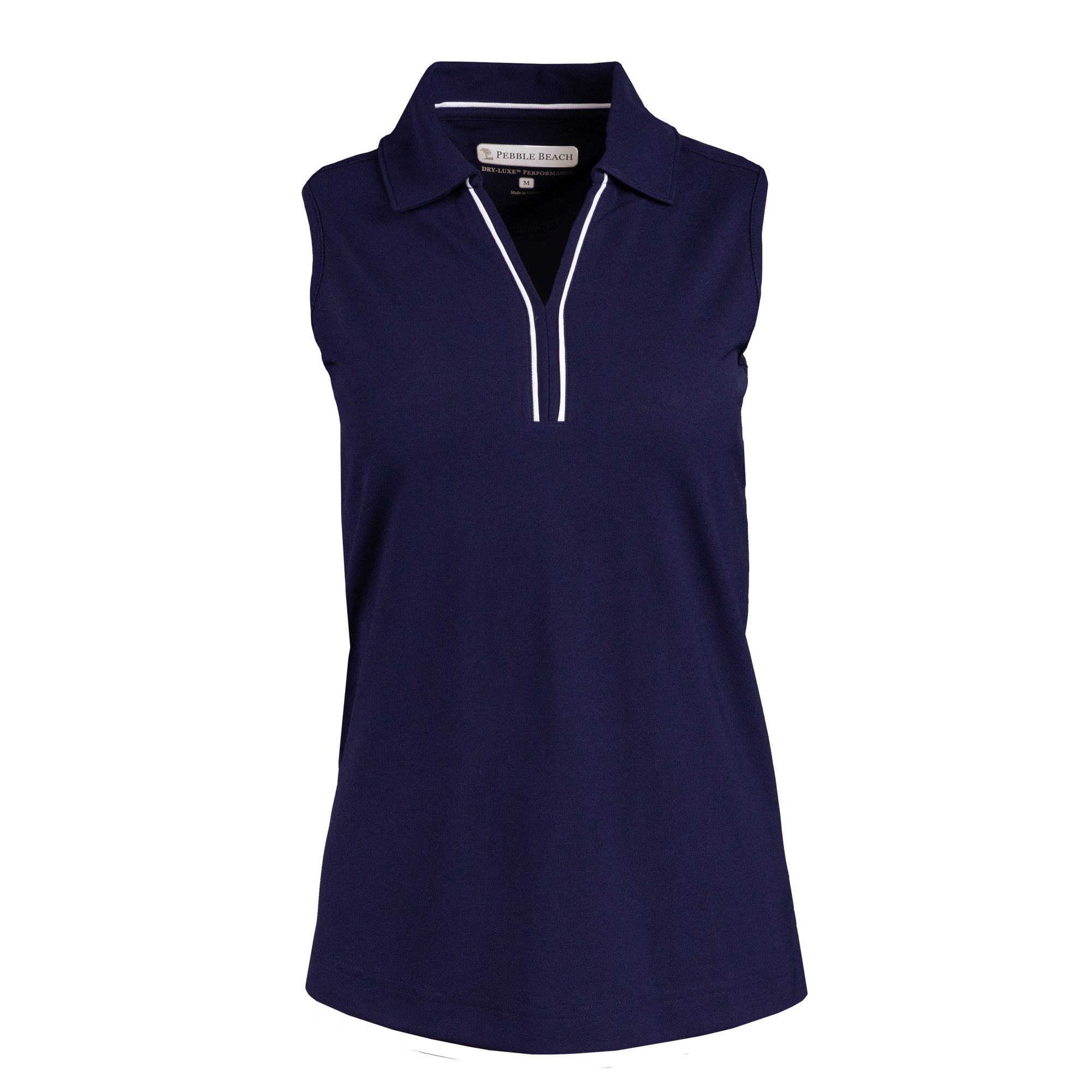 Pebble Beach Sleeveless Pique Polo