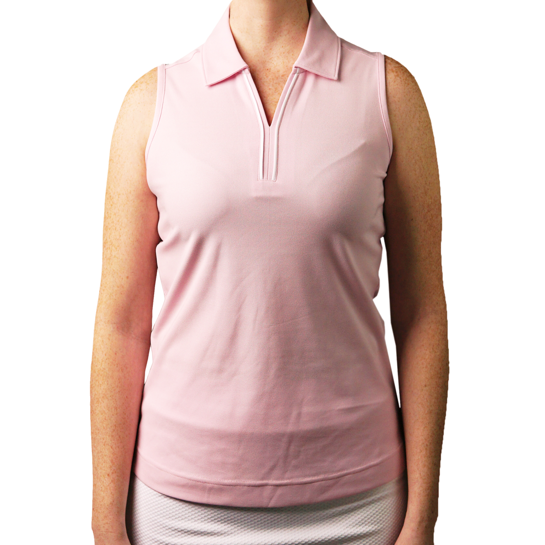 Pique Women's Sleeveless Golf Polo Shirt