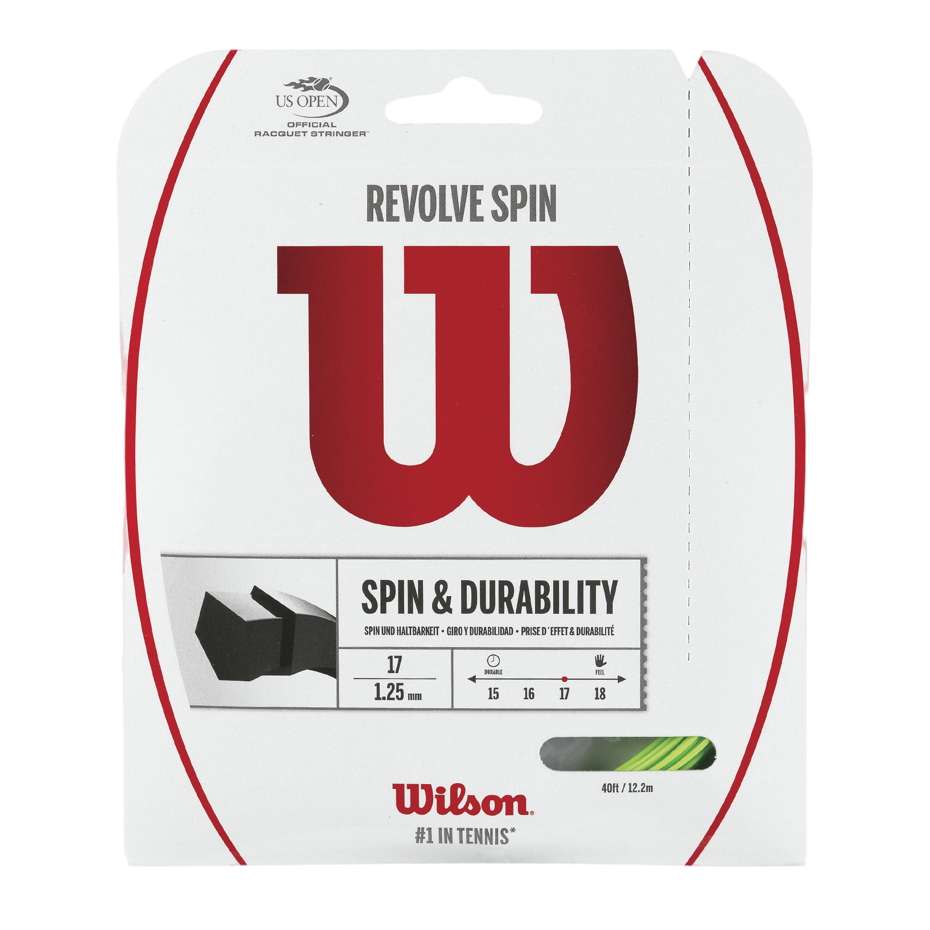 Wilson Revolve Spin Tennis String - Thumbnail 2